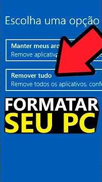 Como formatar seu PC ou Notebook Fácil e Rápido