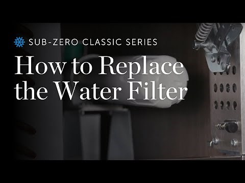 Sub-Zero Classic Series - How To Replace the Water Filter