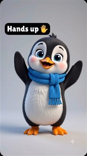 Cute Penguin Action Song for Kids | KidsJoynest Toddler Learning Actions #nurseryrhymes