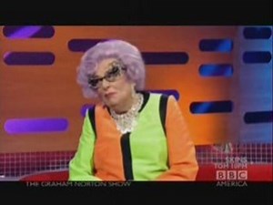 Dame Edna Evers Comments on John Barrowman