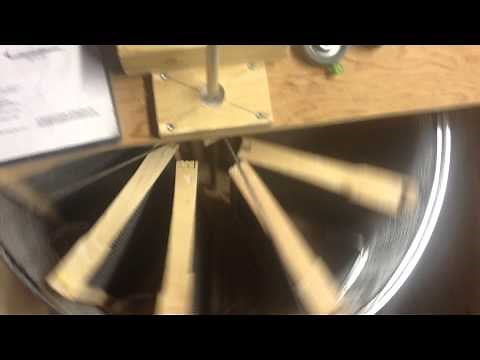 Homemade honey extractor