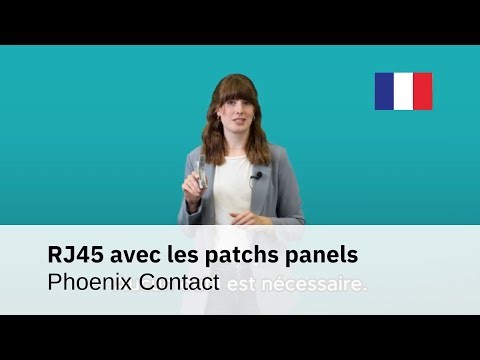 Raccordement simplifié d'un câble RJ45 dans une armoire avec les patchs panels