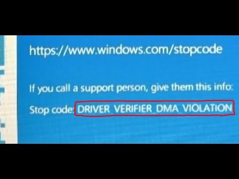Fix DRIVER VERIFIER DMA VIOLATION Blue Screen (BSOD) Error On Windows 11/10 PC