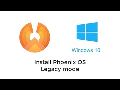 Install Phoenix OS in Windows 10
