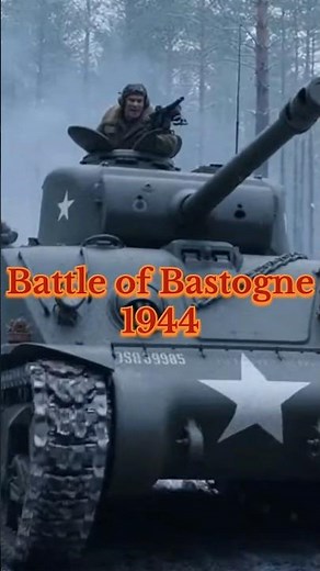 When Sherman Tanks Finally Arrived, Battle of Bastogne, 1944. #usa #America #ww2 #worldwar2 #history