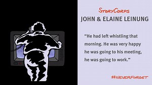 Paul Battaglia headed to work early on September 11, 2001. The 22-year-old Brooklyn native worked on the 100th floor in the North Tower of the World Trade Center with a spectacular view of his home borough. His parents, Elaine and John Leinung, came to StoryCorps to remember Paul and what he meant to their family. #NeverForget Illustration by Matt Huynh | StoryCorps
