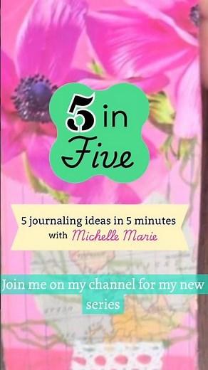 Get 5 art journal techniques for beginners in 5 minutes