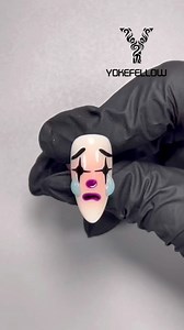 Easy Clown Nails🤡#yokefellow #yokefellownails #nails #nailart #nailtok #nailoftiktok #nailtutorial #nailinspo #clownnails #halloweennails | Yokefellowbeauty