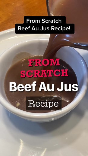 From Scratch Beef Au Jus Recipe! #beef #aujus #roastbeef #epic #fyp #fypシ #toronto