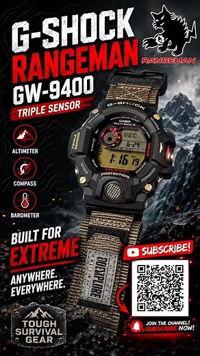 G-SHOCK Rangeman GW-9400 | Built for Extreme Adventures