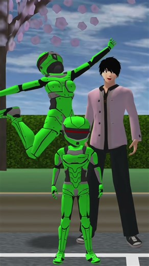 Transportation into robots Sakura school simulator#sakuraschoolsimulator #youtubeguru #shortfeed