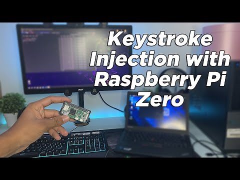 Keystroke Injection With a Raspberry Pi Zero / HID / Reverse Shell and Password Stealer