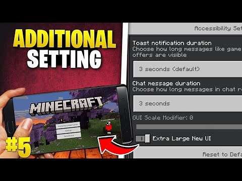 🚀 Minecraft's Ultimate Accessibility Settings! (Part 5) | Best Pro Features & Secret Hacks 🔥🎮