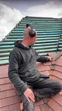 Installing clay valley tiles