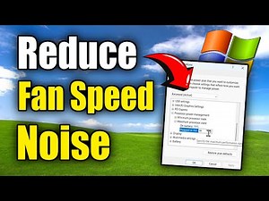 How to Reduce Fan Speed & Noise by Changing Power Plan on PC Setting (Best Method)