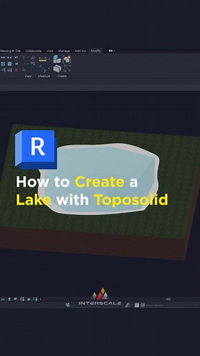 💡 Revit Tutorial: Learn how to create a realistic lake using Toposolid! Perfect for landscape & site modeling. Dive in now! 🌊 #RevitTips #RevitTutorial #Toposolid