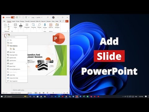 How to Add Slide on Microsoft PowerPoint