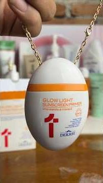 Unboxing Glow Light Sunscreen Primer | SFP30 PA++++ Tabir surya dari Dekrei, Ada kaling emas nya!