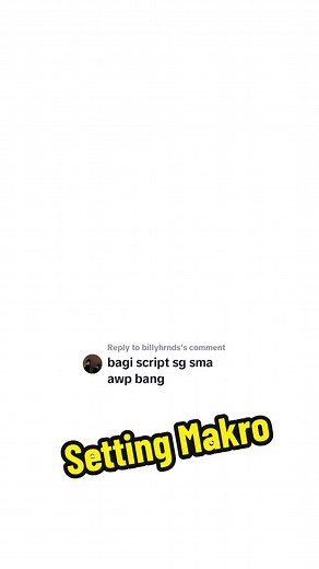 Cara Setting Makro untuk Point Blank