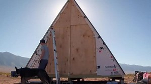 Guy Builds DIY Shed To Hold Off-Grid Solar System For House