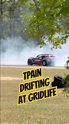 TPain Drifting at Gridlife! #gridlife #tpain #drifting #rtr #mustang #coyote #v8 #drift #carolina