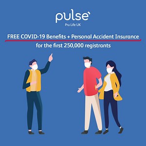 3.7K reactions · 89 shares | From COVID-19 protection to personal accidents, get your FREE coverage only with Pulse! Hurry, only limited plans available! | Pru Life UK | Facebook