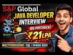 🔔 S&P Global Java Interview | 2–7 Years | Java 8 | Spring Boot | Microservices | Multithreading