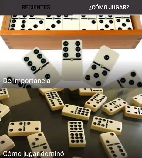 Tutorial para jugar dominó