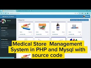 Complete Medical Store Management System in PHP and Mysql with Source code