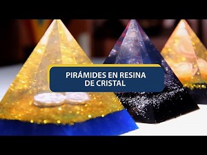 How to make a pyramid in crystal polyester resin