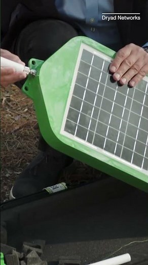 Using Solar-Powered AI Sensors to Detect Forest Fires #shorts