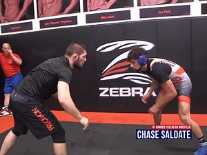 Wrestling With The USA's #1 Ranked High School Prospect Respect Chase Saldate 👏 | Khabib "the Eagle" Nurmagomedov