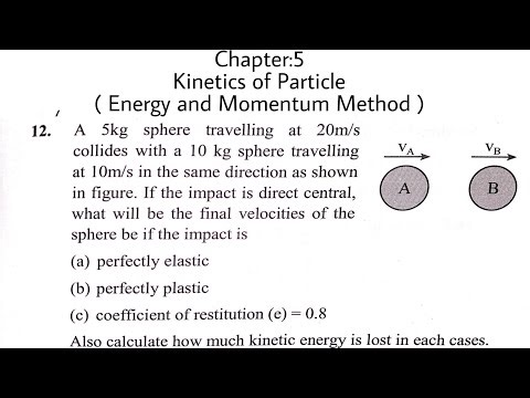 Kinetics of Particle | Unit:5 | Applied Mechanics Dynamic | Lecture:7 | PoU | Prashant YT | Engineer