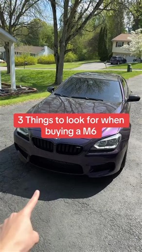 M6Motion on Instagram: "3 things to look for when buying an M6 #bmw #m6 #bmwm6 #bmwcars #v8 #s63"