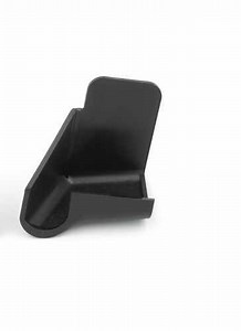 B&B 2" Rain Gutter Spout for RV - Left - Black B and B Molders RV Trim BM22ZR