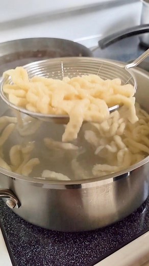 19 reactions · 23 comments | Him cooking using his brand new spaetzle maker. #him #cooking #spaetzle #noodles #germany | Marcela Bolla Parker | Facebook