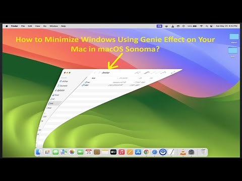 How to Minimize Windows Using Genie Effect on Your Mac in macOS Sonoma?