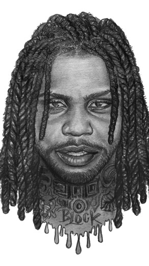 Art by Maxine LLC 🎨 on Instagram: "How to Draw Chief Keef 😤 @chieffkeeffsossa COMMENT who we’re drawing next! 🤔 #howtodraw #chiefkeef #drawing #faneto"