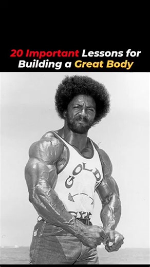 CHARLES COACHING | 📚20 Important Lessons for Building a Great Body in Bodybuilding 🔗https://bit.ly/CHARLES-ONLINE-COACHING 1. Consistency is Key: Progress... | Instagram