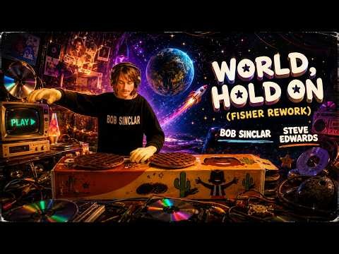 Bob Sinclar, Steve Edwards - World, Hold On - [FISHER Rework] (Letra/Lyrics)