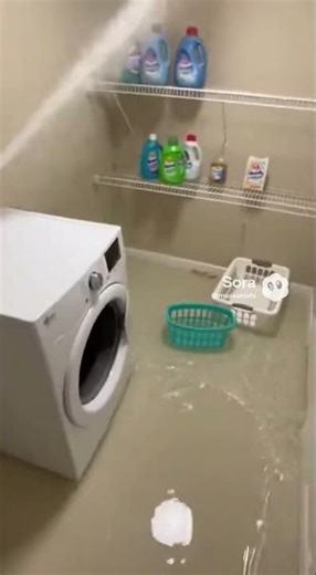 Washing Machine Hose Burst? Shut Off the Water Immediately