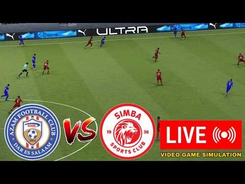 LIVE Score Simba SC vs Azam FC Ligi Kuu Tanzania Premier League 2025/26 & PES21 Simulation