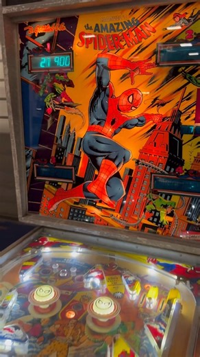 4.6K views · 14 reactions | This The Amazing Spider-Man Pin Ball Machine could be yours!  Bid Here  https://tinyurl.com/mr2zx5ad #trendingreelsvideo #trendingreel #pinball #pinballmachine #DreamCar #vintage #antiques #viral #explorepage #reelsinstagram #spiderman #theamazingspiderman #comics #marvel | HiBid Auctions | Facebook