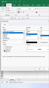 Superscript in Excel 😀 #exceltips #exceltricks #exceltutorial #Excel | computernotion