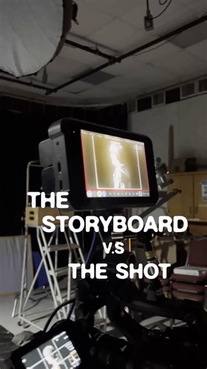 THE STORYBOARD VS THE SHOT #cinematic #cinematography #film #explore #creative #edit #filmmaking