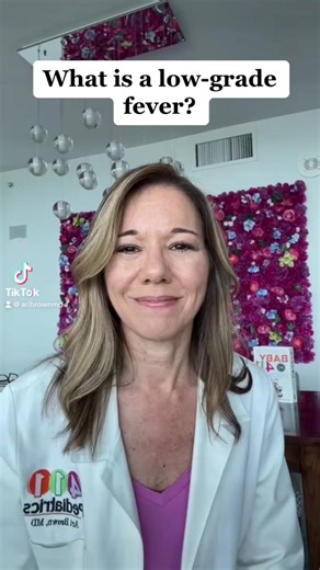 What is a low-grade fever?! #fever #babytips #sick #draribrown