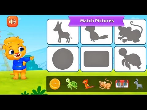 Learning Game for Kids! 🧩 Match Pictures & Have Fun #abcd #challenge