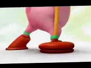 PIG trying to reach cookies on top of the fridge .. funny video - cartoon