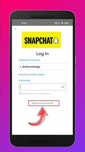Snapchat ka password forgot kaise kare | Snapchat Par password forgot Kaise kare