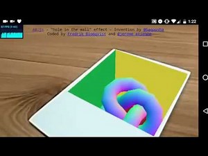 Hole in the Wall with AR.js